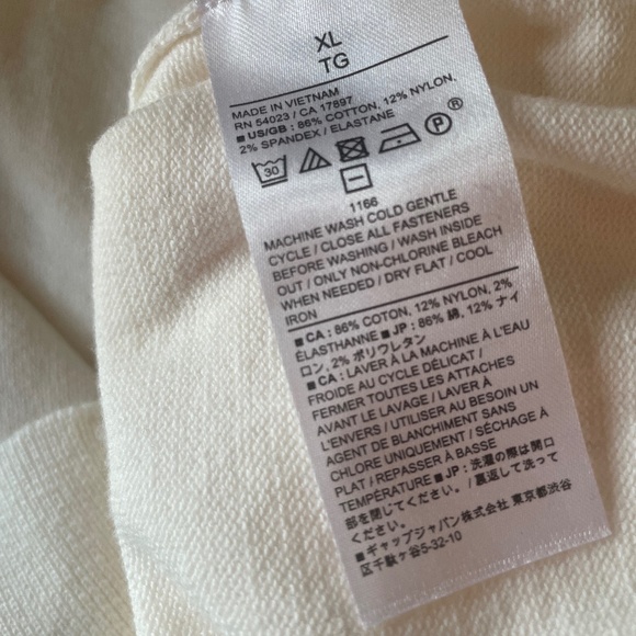 NWT Banana Republic V-Neck Cardigan XL Ivory - Picture 6 of 7